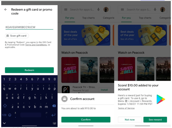 Google Play Gift Cards - 3