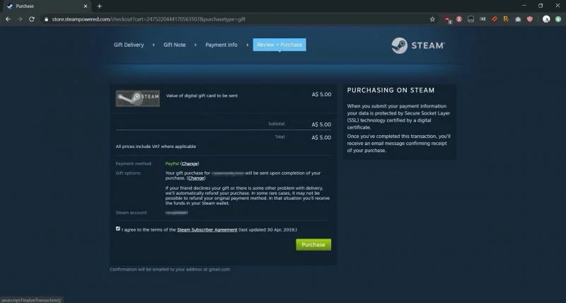 Steam Gift Card - 2