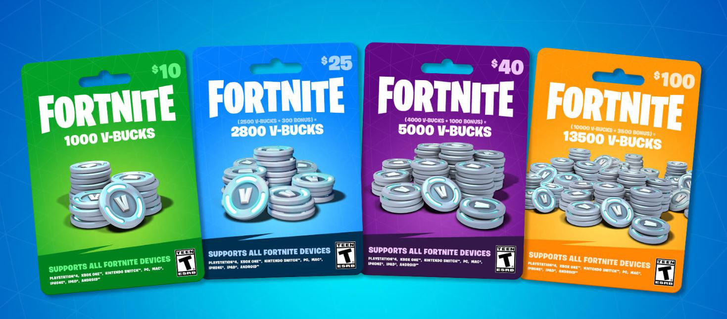 Fortnite V-Bucks Gift Card - 1