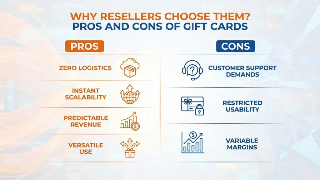 Why should we choose selling gift cards?