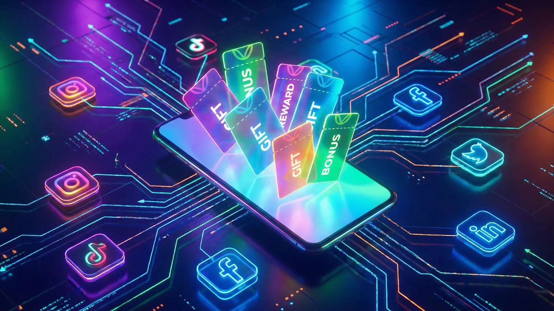 marketing for gift cards and social media