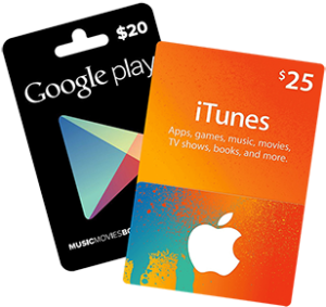 iTunes Gift Cards Sale! These make great gifts for teens!