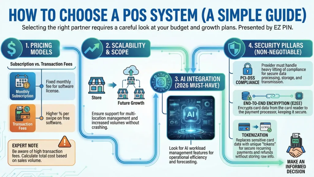 choose a POS system based on your business