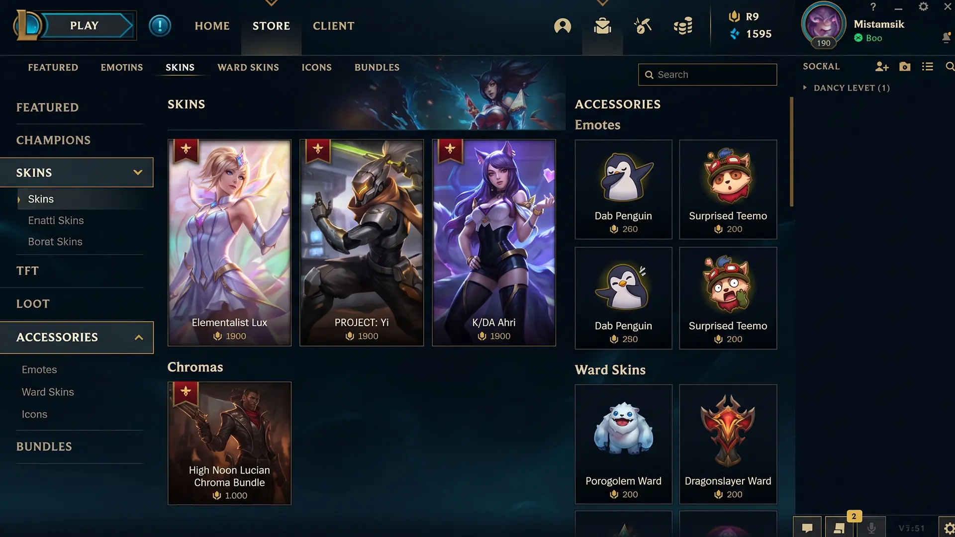 League of Legends Riot Games Store and RP redemption