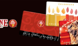 Cold Stone Creamery Gift Card; Sale Smoothly and Creamy