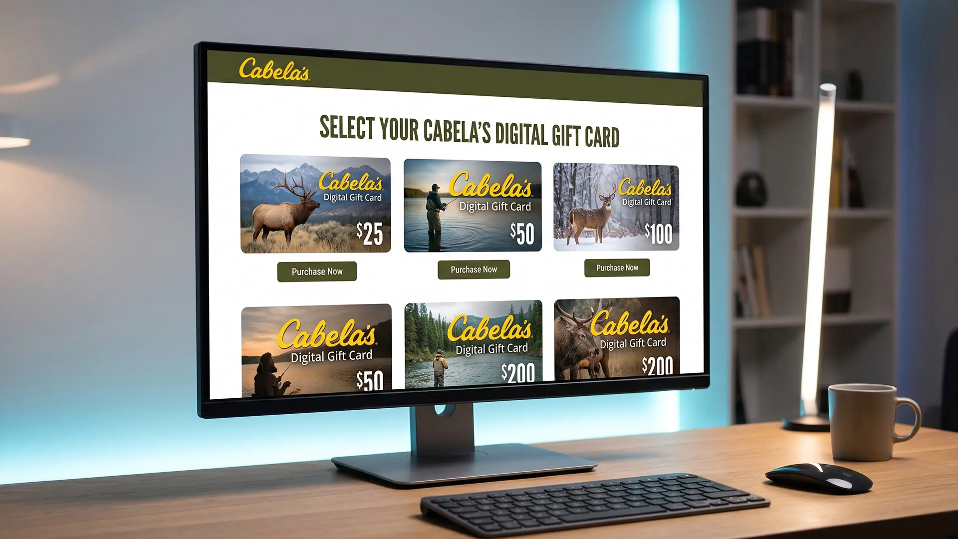 Cabela's Gift Card B2B marketing program